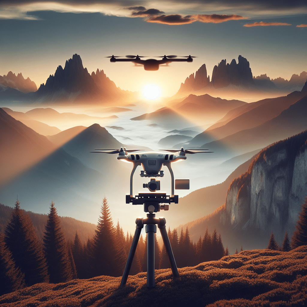 drone vertical video