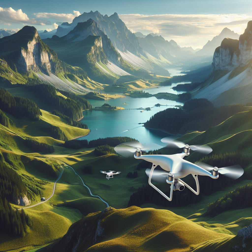 drone landscape photography