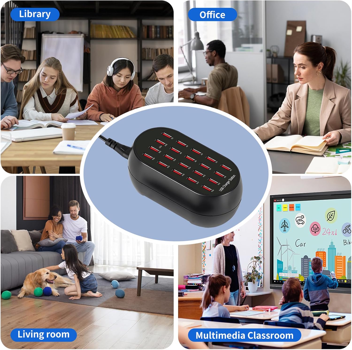 1772702677_123_20-Port-USB-Charging-Station-100W-Charger-Hub 20-Port USB Charging Station, 100W Charger Hub