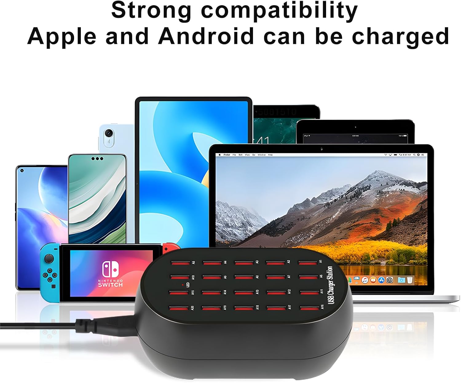 1772702677_954_20-Port-USB-Charging-Station-100W-Charger-Hub 20-Port USB Charging Station, 100W Charger Hub