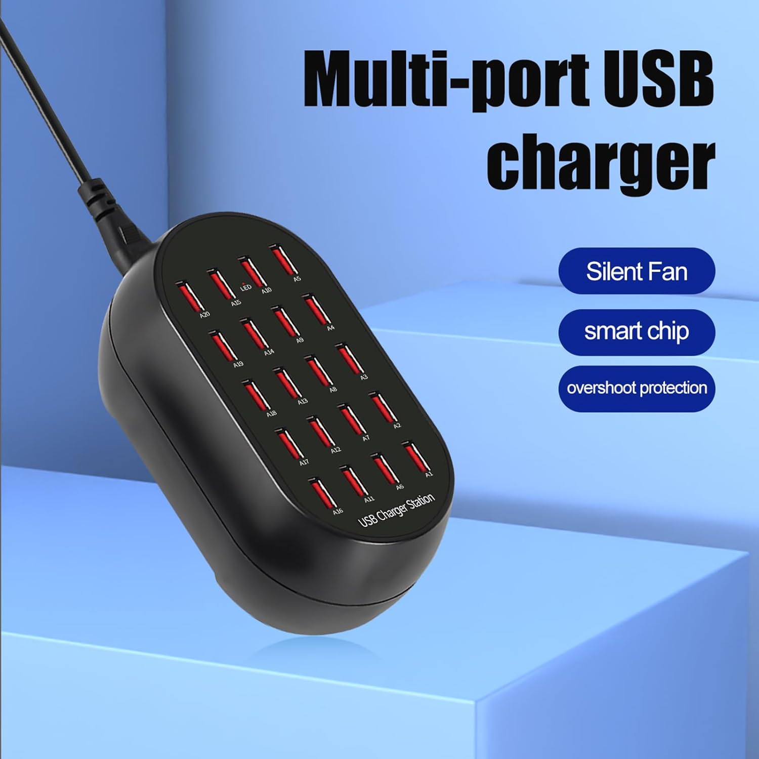 1772702678_614_20-Port-USB-Charging-Station-100W-Charger-Hub 20-Port USB Charging Station, 100W Charger Hub