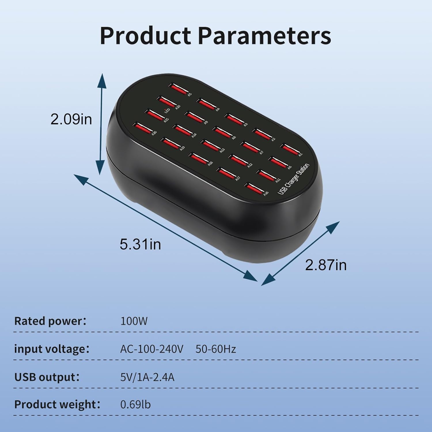 1772702678_766_20-Port-USB-Charging-Station-100W-Charger-Hub 20-Port USB Charging Station, 100W Charger Hub