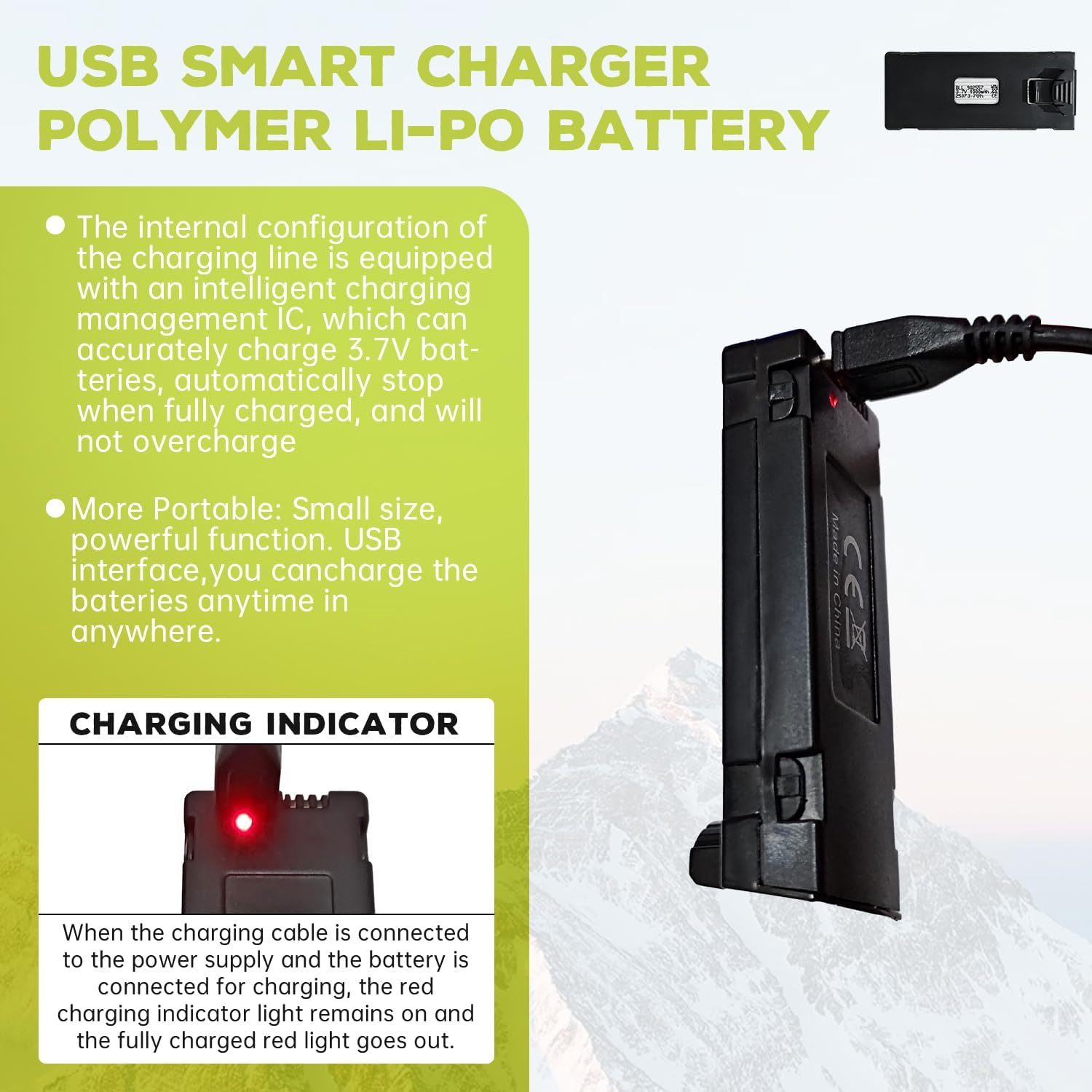 1773573614_752_3PCS-37V-1000mAh-Drone-Battery-Set 3PCS 3.7V 1000mAh Drone Battery Set