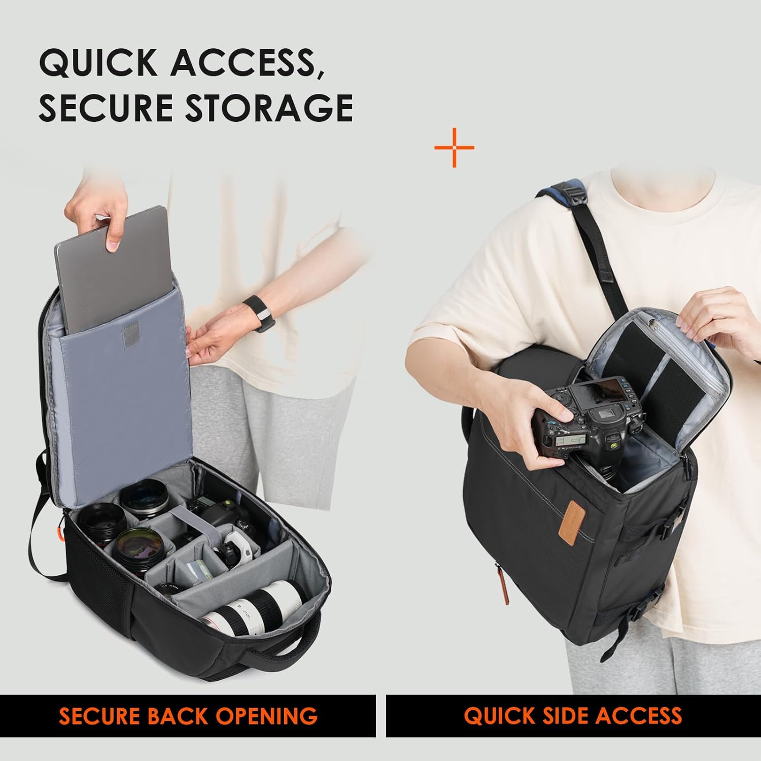 1774182091_499_Compact-TARION-Camera-Backpack-with-Laptop-Compartment Compact TARION Camera Backpack with Laptop Compartment