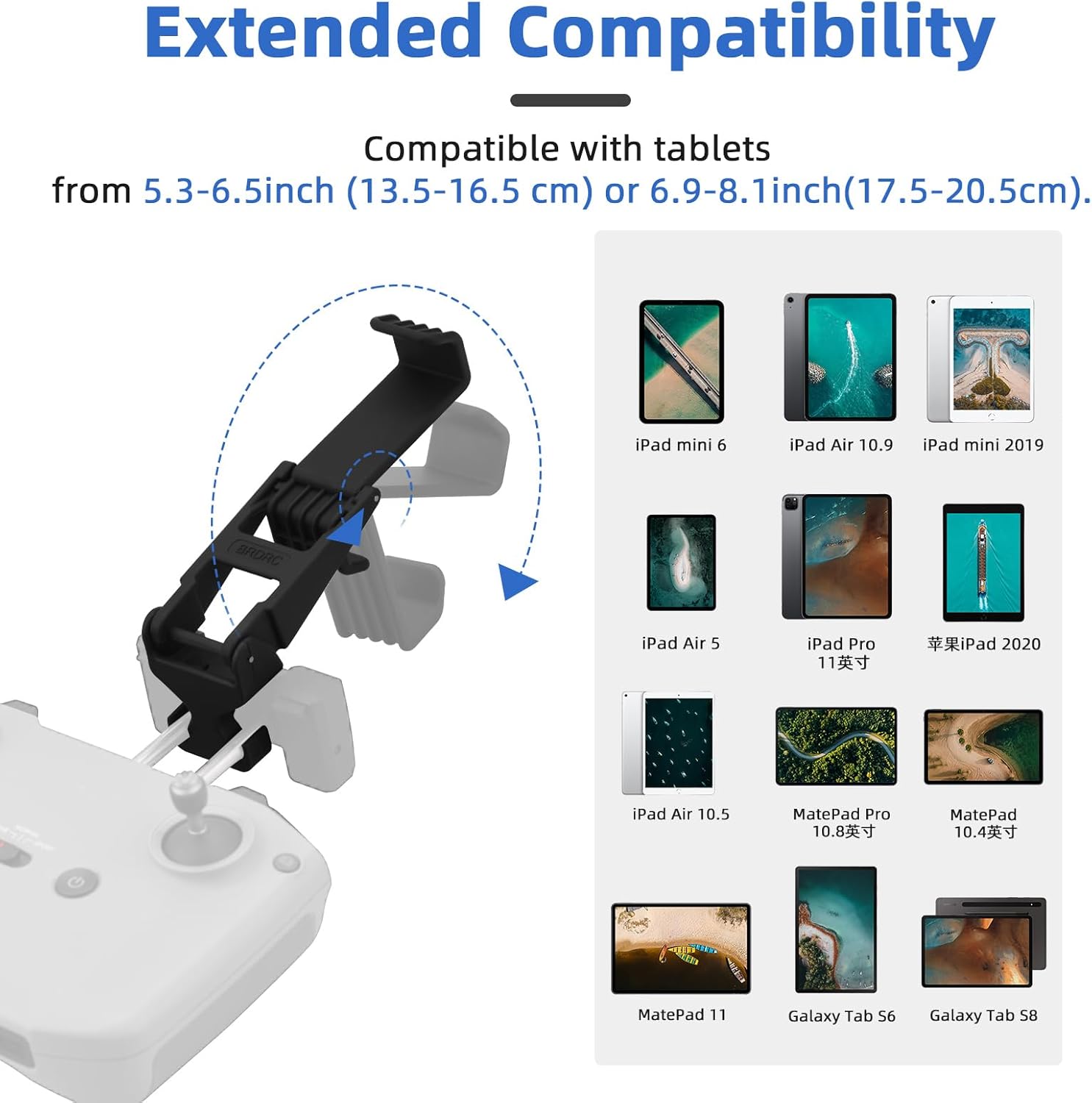 1774344094_696_HeiyRC-Tablet-Mount-for-DJI-Drones HeiyRC Tablet Mount for DJI Drones