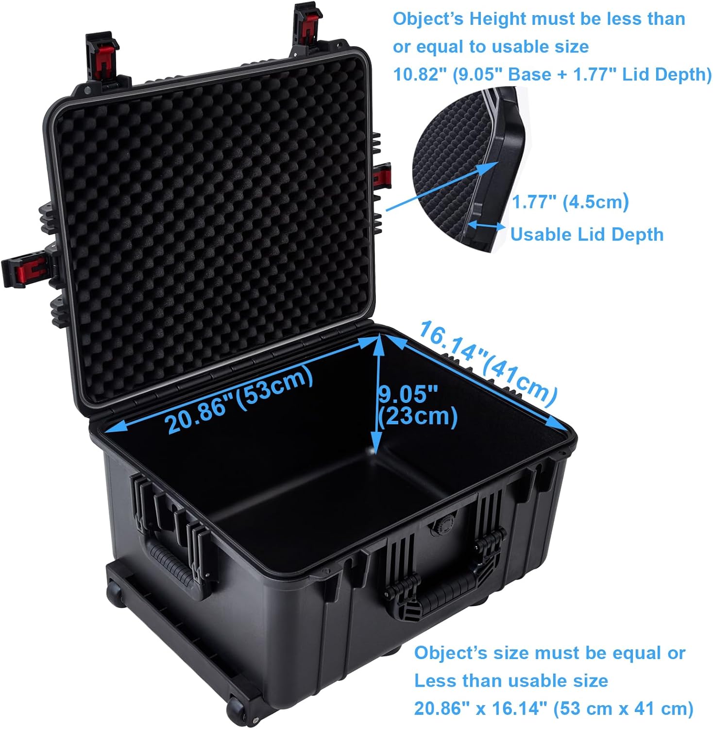 1780450348_324_Regetek-Waterproof-Rolling-Hard-Case-Shockproof Regetek Waterproof Rolling Hard Case, Shockproof
