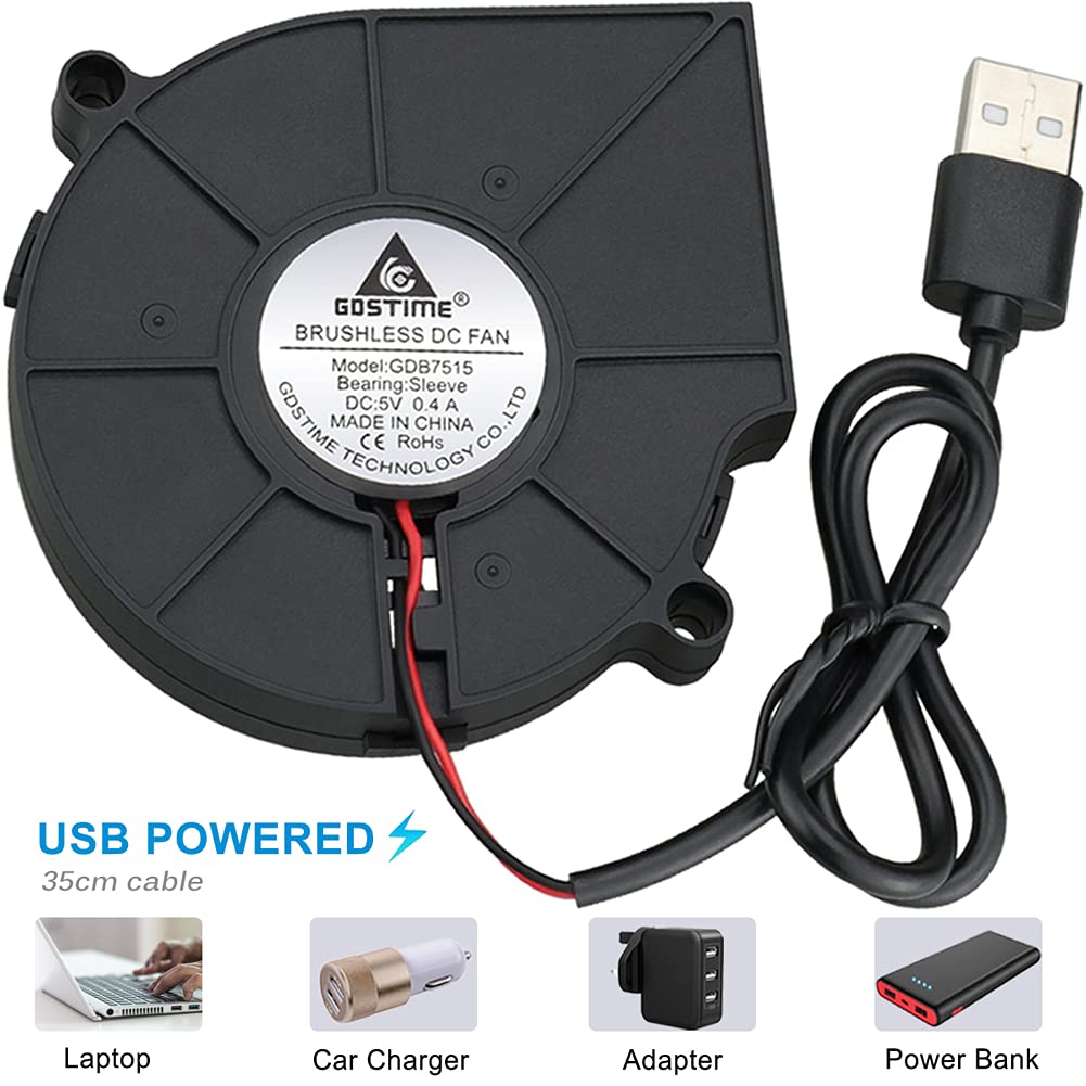 1780973116_403_75mm-USB-Blower-Fan-3-Speed-Control 75mm USB Blower Fan, 3-Speed Control